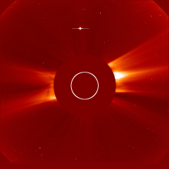 Image of solar wind