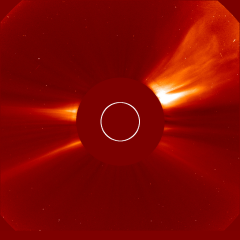 Image of solar wind