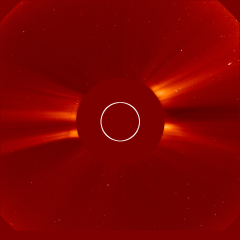 Image of solar wind