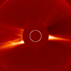 Image of solar wind