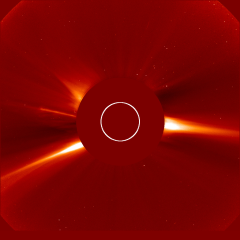 Image of solar wind