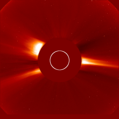 Image of solar wind