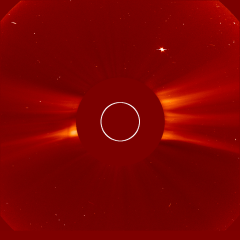 Image of solar wind