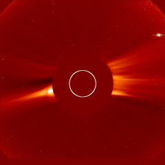 Image of solar wind