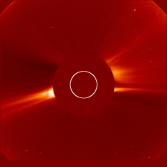 Image of solar wind