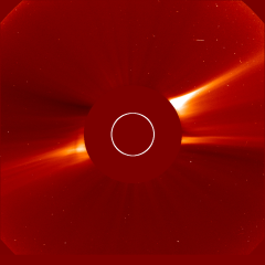 Image of solar wind