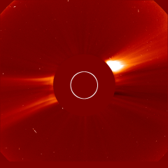 Image of solar wind