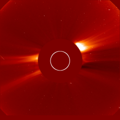 Image of solar wind