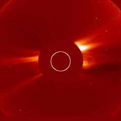 Image of solar wind