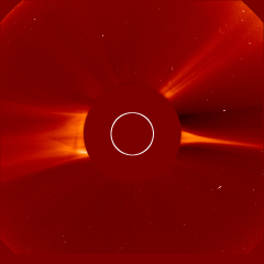 Image of solar wind