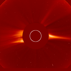 Image of solar wind