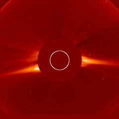 Image of solar wind