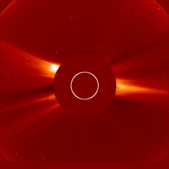 Image of solar wind