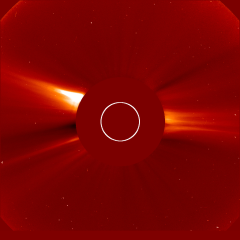 Image of solar wind