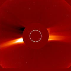 Image of solar wind