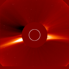 Image of solar wind