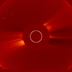 Image of solar wind