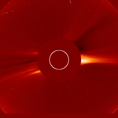 Image of solar wind