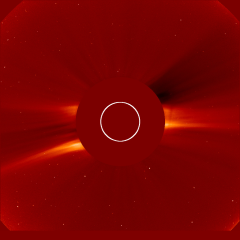 Image of solar wind