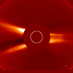 Image of solar wind