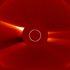 Image of solar wind