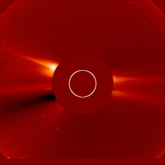 Image of solar wind