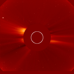 Image of solar wind