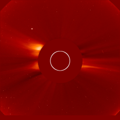 Image of solar wind