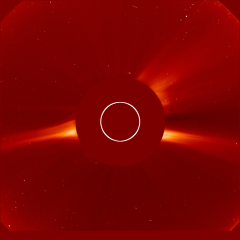 Image of solar wind