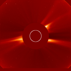 Image of solar wind