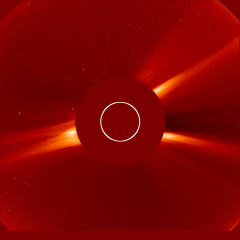 Image of solar wind