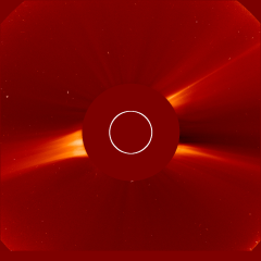 Image of solar wind