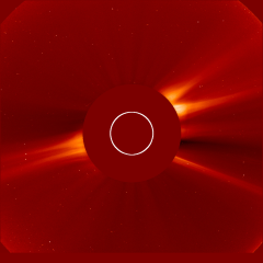 Image of solar wind