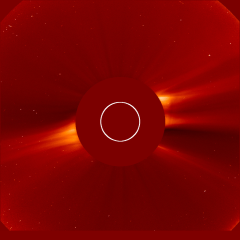 Image of solar wind