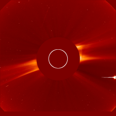 Image of solar wind