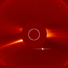 Image of solar wind