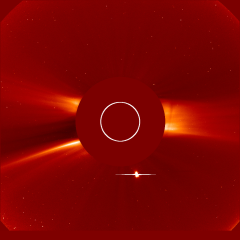 Image of solar wind