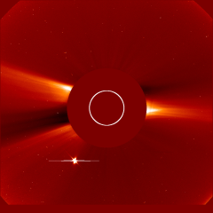 Image of solar wind