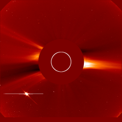 Image of solar wind