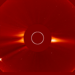 Image of solar wind