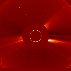 Image of solar wind