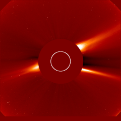 Image of solar wind