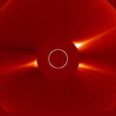 Image of solar wind