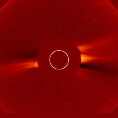 Image of solar wind