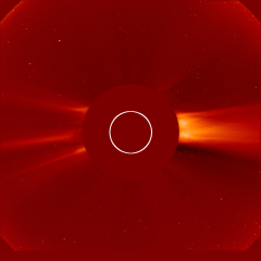 Image of solar wind