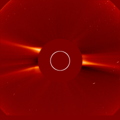 Image of solar wind