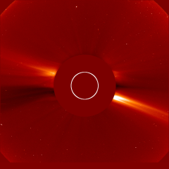 Image of solar wind