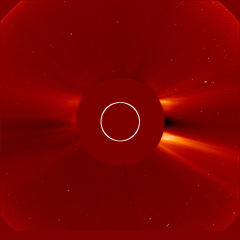 Image of solar wind