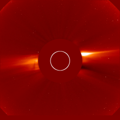 Image of solar wind