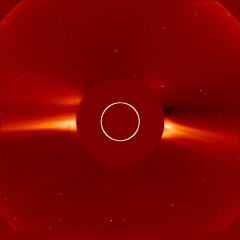 Image of solar wind